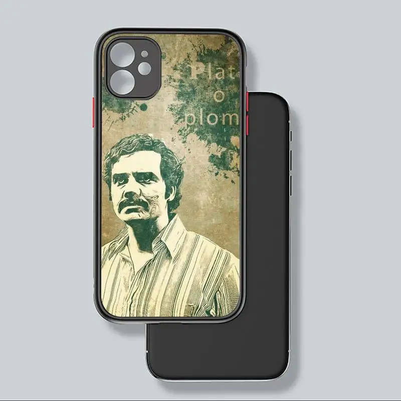 

Narcos Phone Case For iphone 12 11 8 7 plus mini x xs xr pro max matte transparent cover