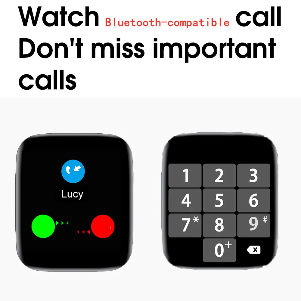 

2021 Smart Watch Men Dial Call Smartwatch Women Music Control Heart Rate Fitness Tracker Sport Clock Bracelet