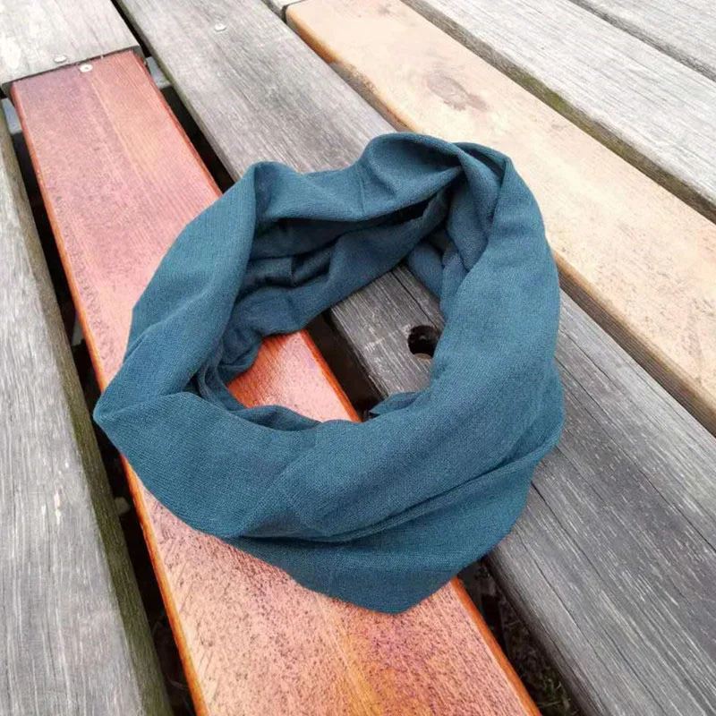 Одноцветная бандана, шарф, повязка на голову, модный хип-хоп хиджаб, бесшовный, трубчатый, мягкий, многофункциональный, волшебные банданы, трубчатый шарф - Цвет: Dark green