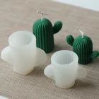 Имитация кактуса форма для свечи DIY Материал соевый воск для свечей силиконовые формы для рукоделия 3D домашние декоративные формы для свечей