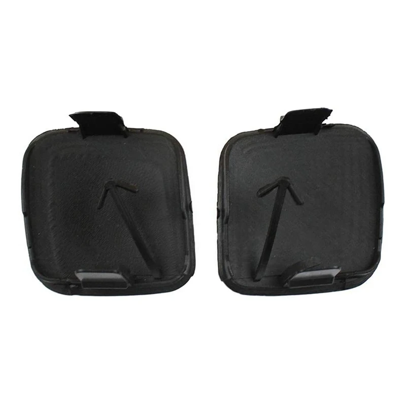 2 шт. черный Передний левый и правый бампер буксировочный крючок крышка глаза