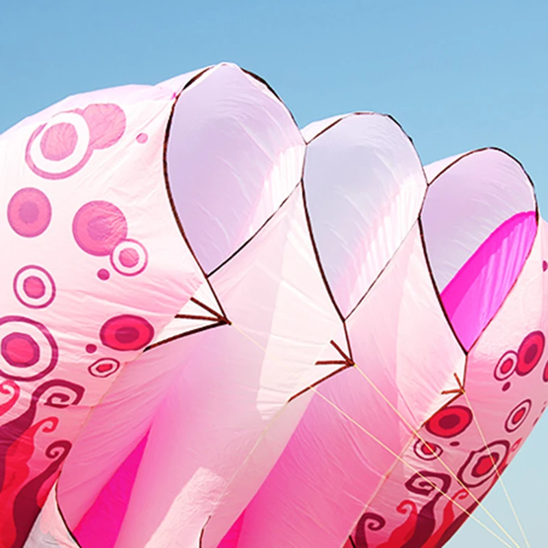 

free shipping high quality large jellyfish soft kite fly reel for adults walk in sky big octopus kite toys outdoor sport trilobi