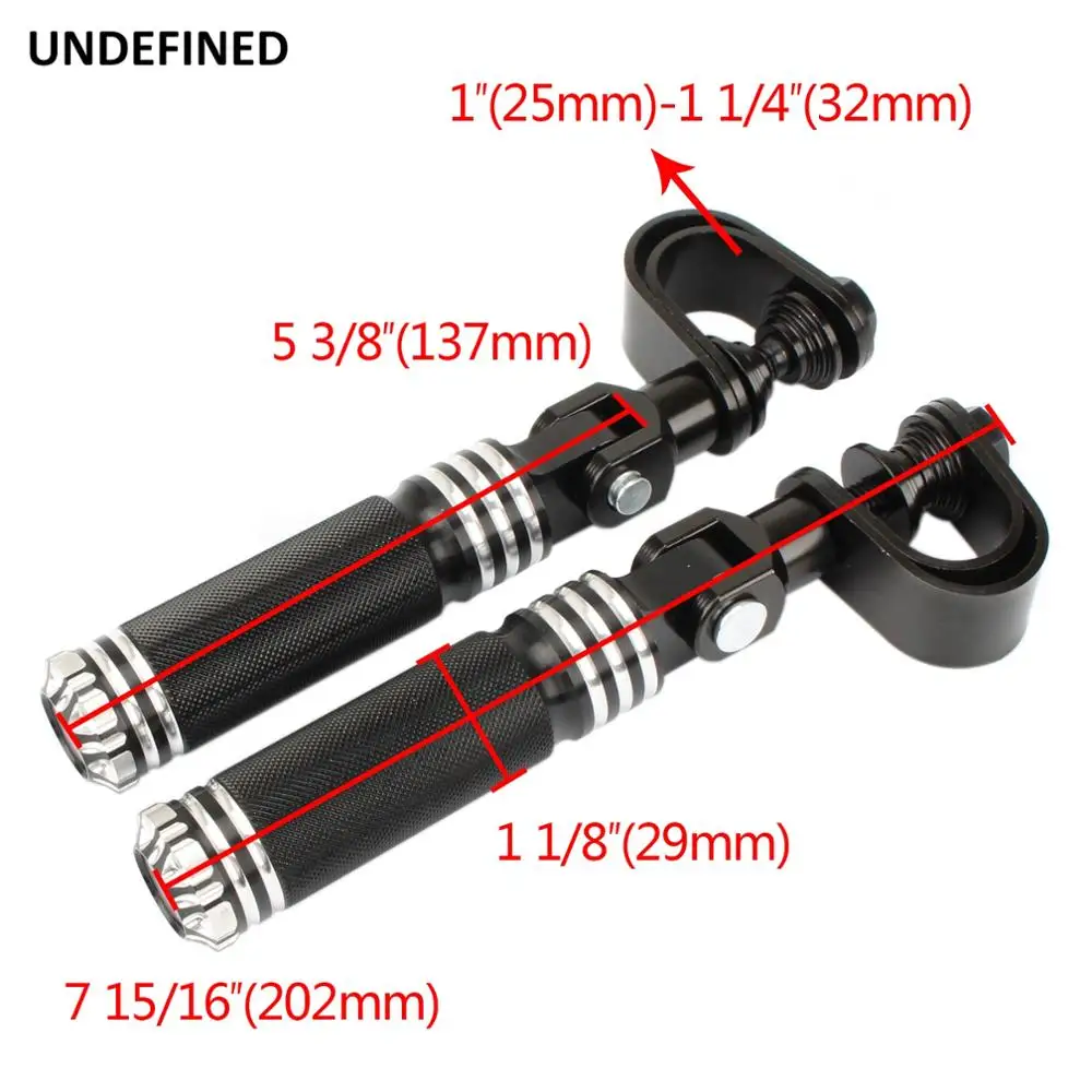 1-1 25 &quotчерные ножки мотоцикла от поломок двигателя барная стойка с ЧПУ подножки