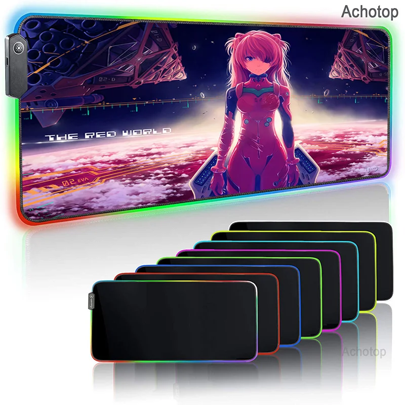 

RGB Gaming Mouse Pad Eva Large Led Computer Gamer Mousepad Big Mouse Mat xxl Carpet For keyboard Desk Mat with Backlight