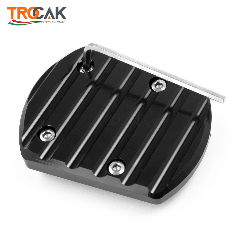 

XMAX Motorcycle Side Stand Enlarger Parking Kickstand Enlarge Plate CNC Accessories for Yamaha XMAX 300 xmax300 2017 2018 2019