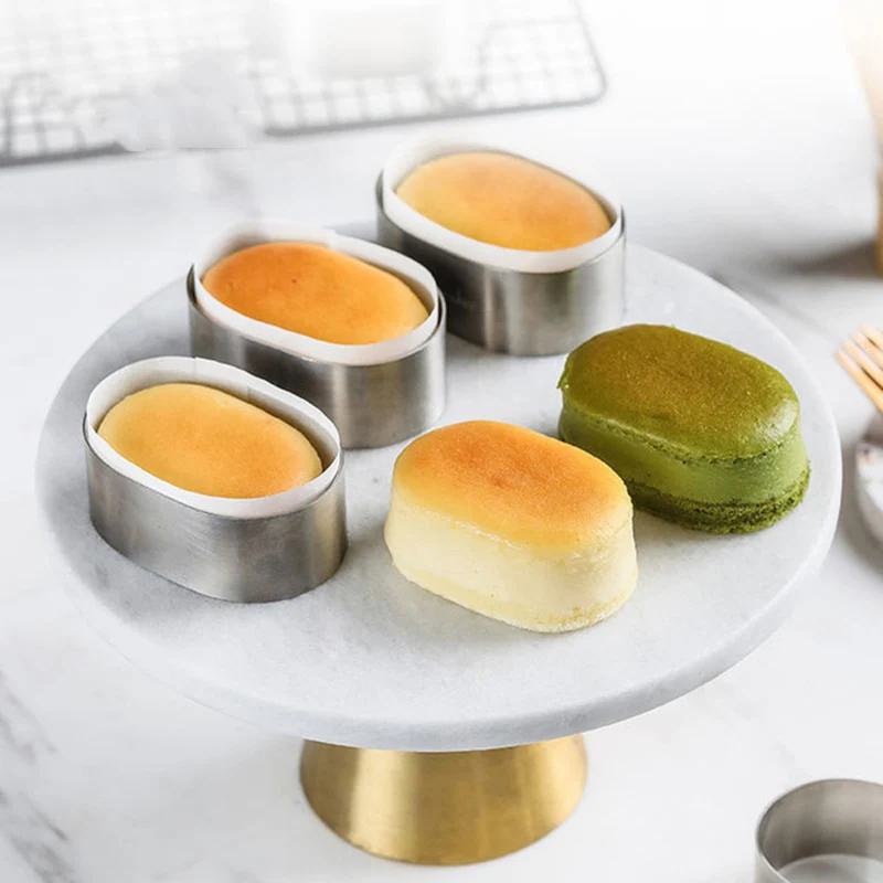 

3pcs Stainless Steel Baking Mousse Molds Kitchen DIY Dessert Cake Decorating Tool for Making Puffs Bread Cookies Chocolate