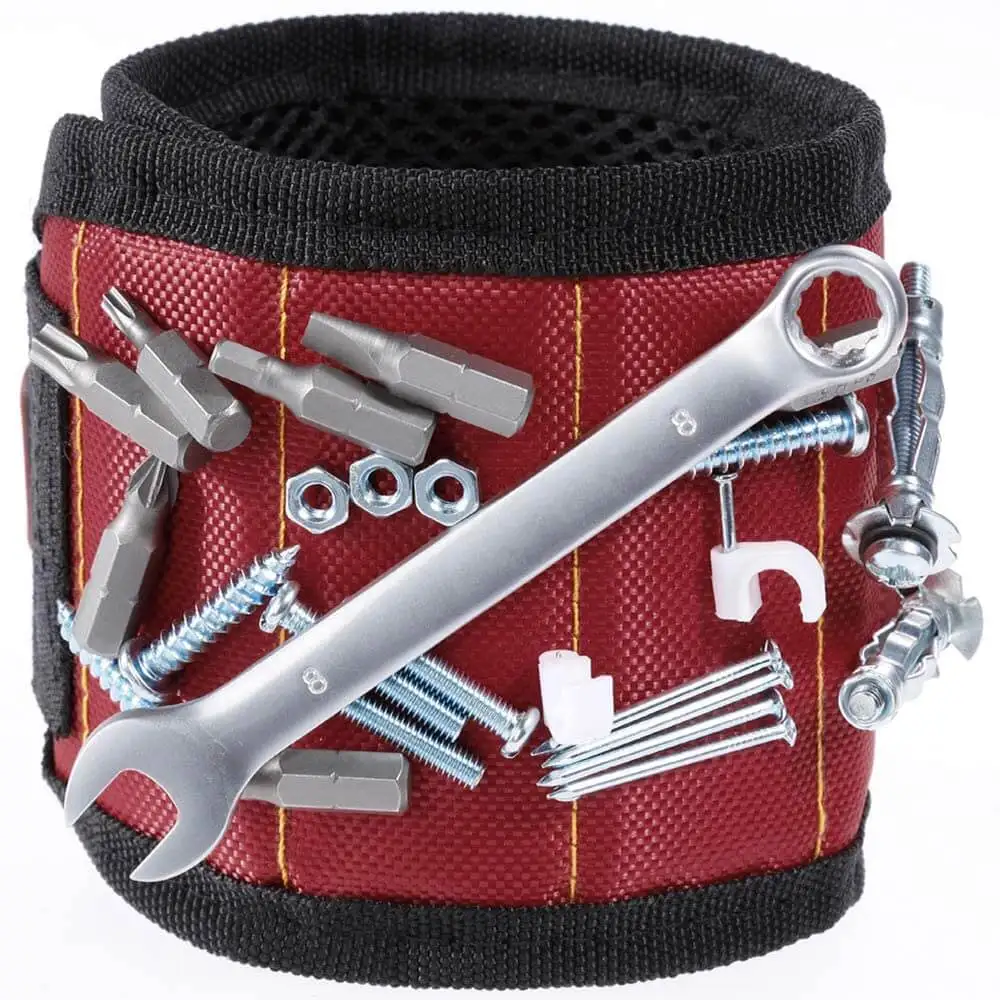 

Магнитный браслет инструментальный Электрический быстрый и портативный магнитный захват Магнитный браслет для шурупов гвоздей сверла сумка для хранения инструментов