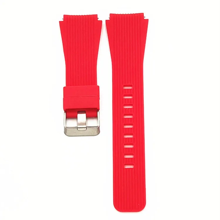 red Для Huami Amazfit GTR 47 мм спортивный силиконовый ремешок 22 мм ремешок для часов резиновый браслет ремень ремешок для Xiaomi Huami Amazfit 2 2S - Цвет ремешка: red