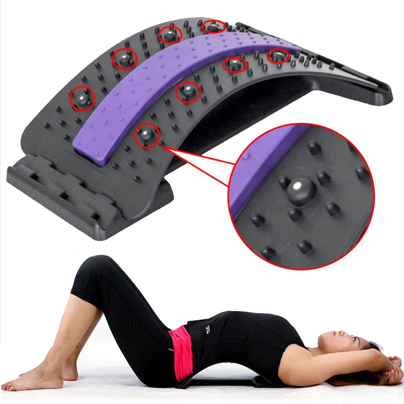 

Magnetic Back Massage Muscle Stretcher Posture Corrector Stretch Relax Stretcher Lumbar Support Spine Pain Relief Chiropractic