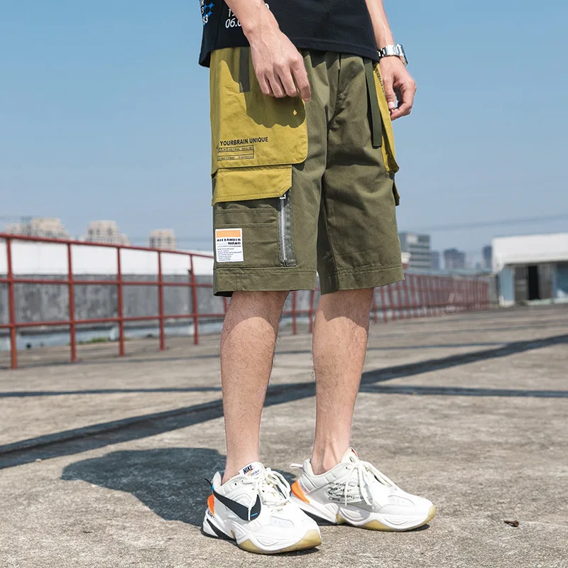 

Men's Clothing Shorts Summer New Five-point Pants Shorts Men's Trend Tooling Seaside Beach Casual Loose Sports Cotton Shorts