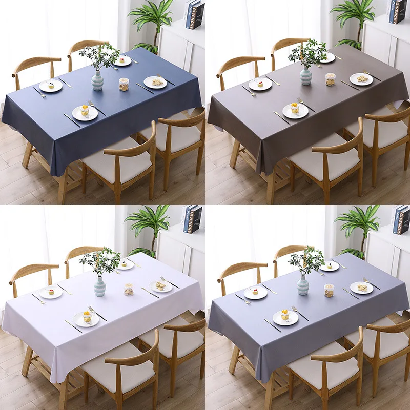 Silicon Table Cover Green Tablecloth For The PVC Cloth Oilcloth Kitchen Anti-stain Waterproof | Дом и сад
