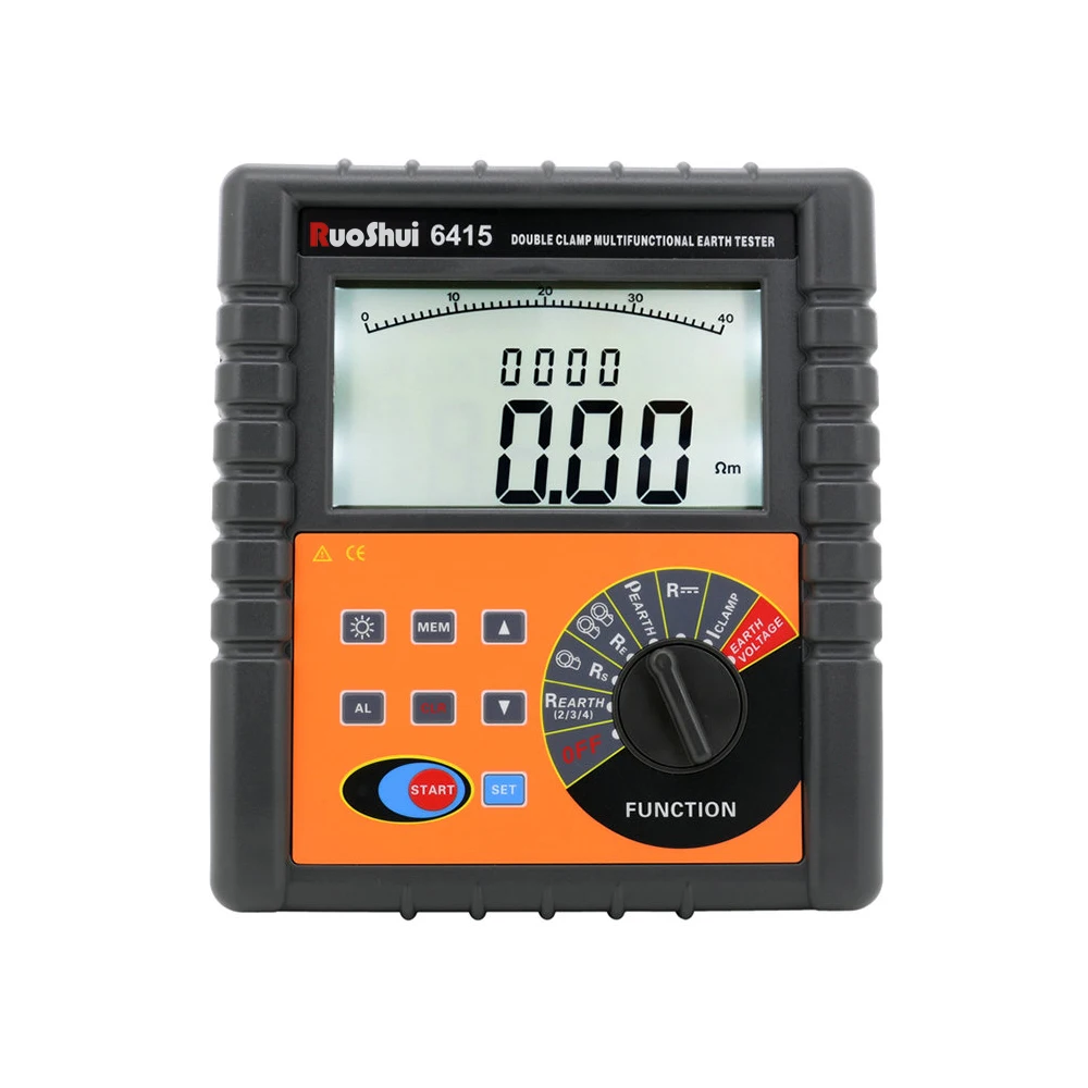 

6415 Double Clamp Grounding Resistance Tester Grounding Resistance Soil Resistivity