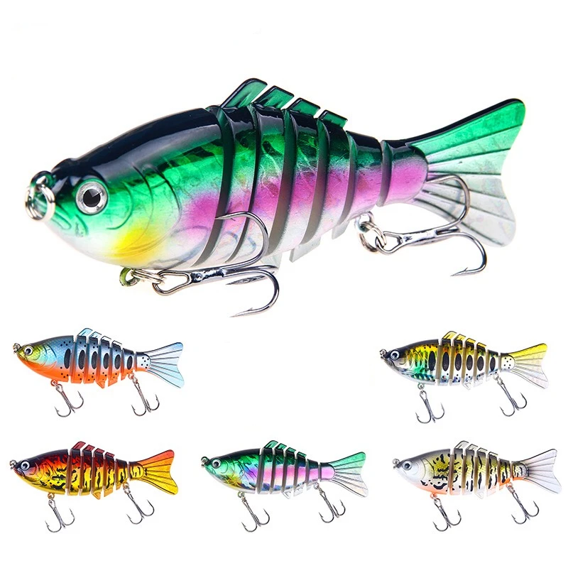 1 шт. 5 цветов блестящие рыболовные приманки на глубокой мелкой воде жесткая