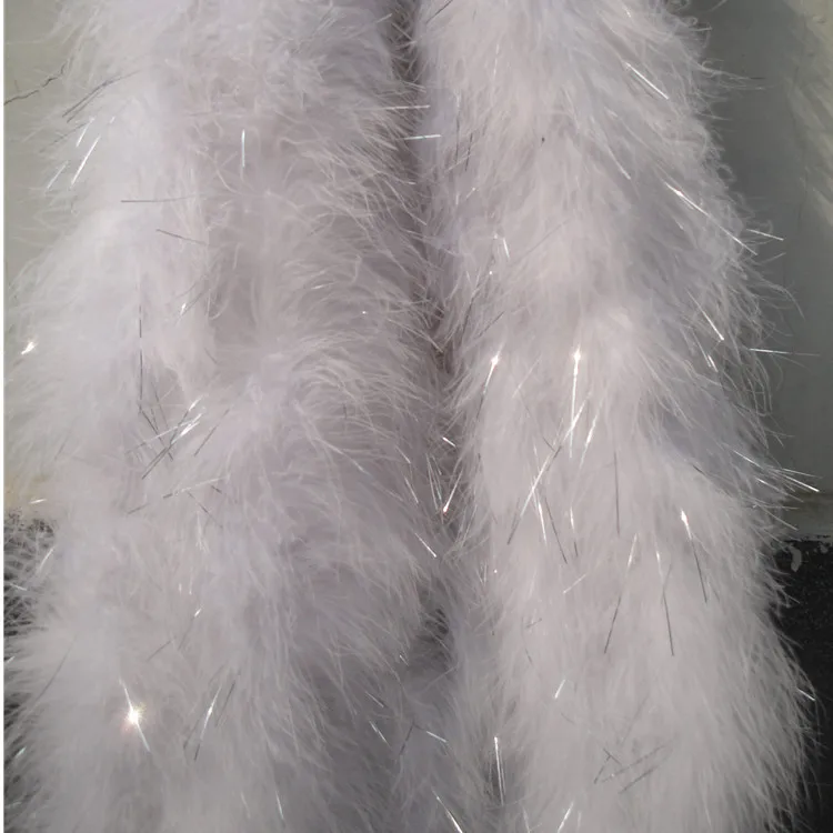 Шарф с белыми перьями индейки 30 г|Перо| |