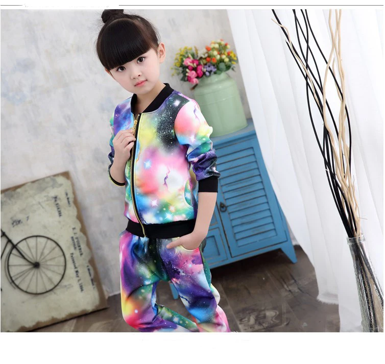 Комплекты одежды для девочек 2021 детские модные куртки активного отдыха пальто на