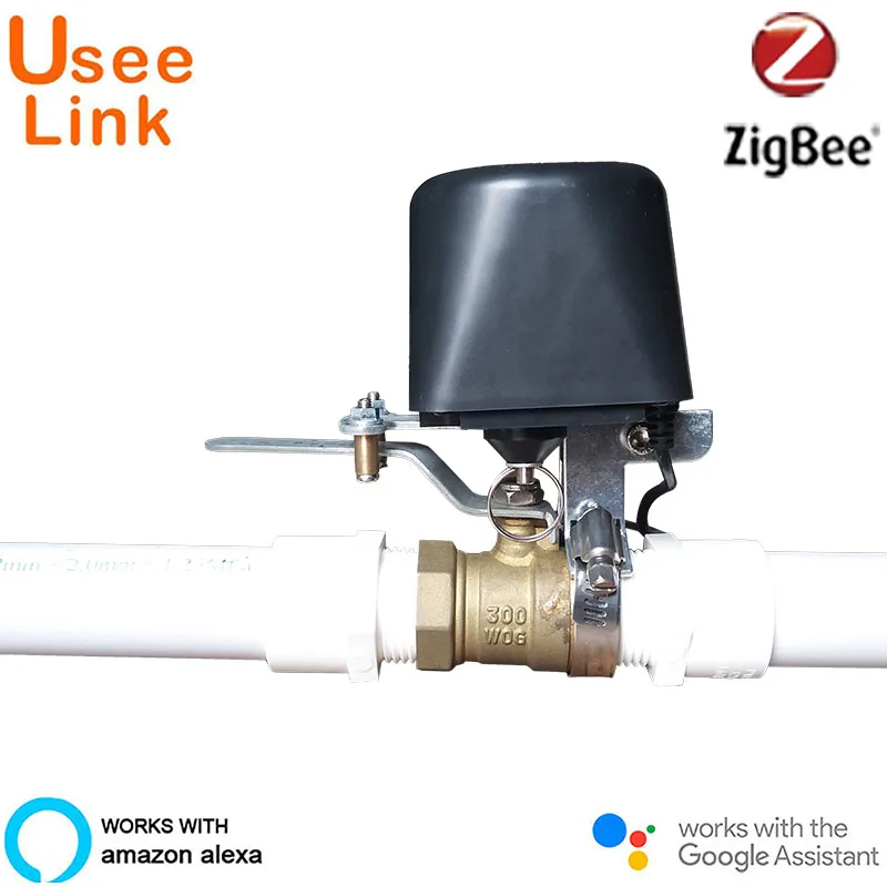 Умный клапан для воды/газа UseeLink Zigbee управление автоматизацией умного дома