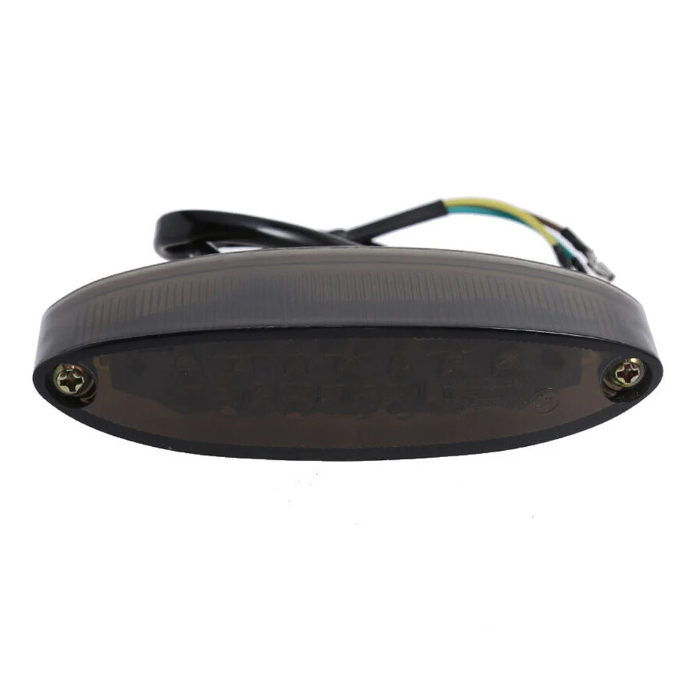 12V прочный тормозной светодиодный задний фонарь для мотоцикла универсальный