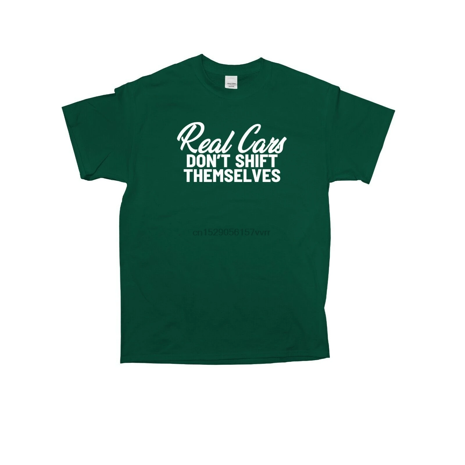 Ручная футболка для любителей автомобиля Стик переключение гонка