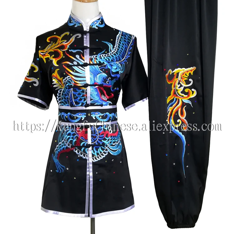 Китайская форма Wushu для кунг-фу одежда костюм боевых искусств стандартная