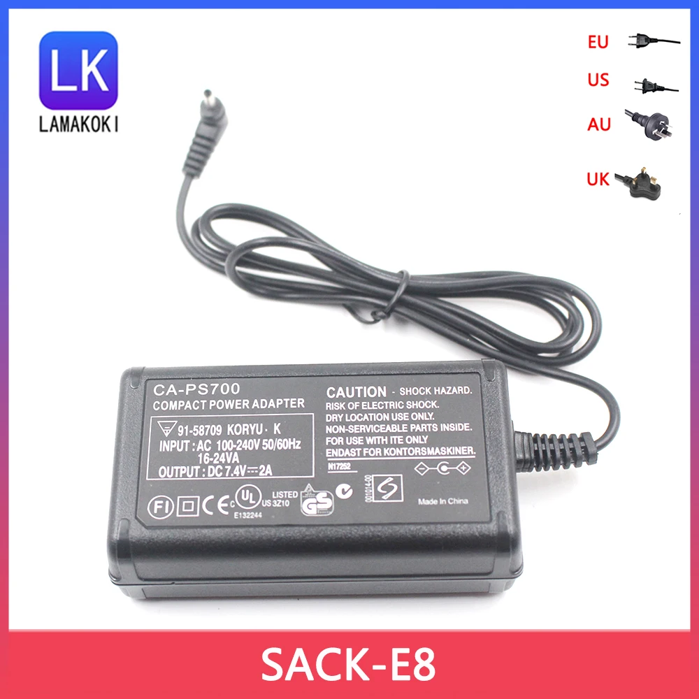 

ACK-E8 ACKE8 ACK E8 Kit Digital Camera AC Power Adapter for Canon EOS Rebel T2i T3i T4i T5i 550D 600D 650D 700D Kiss X4 X5 X6
