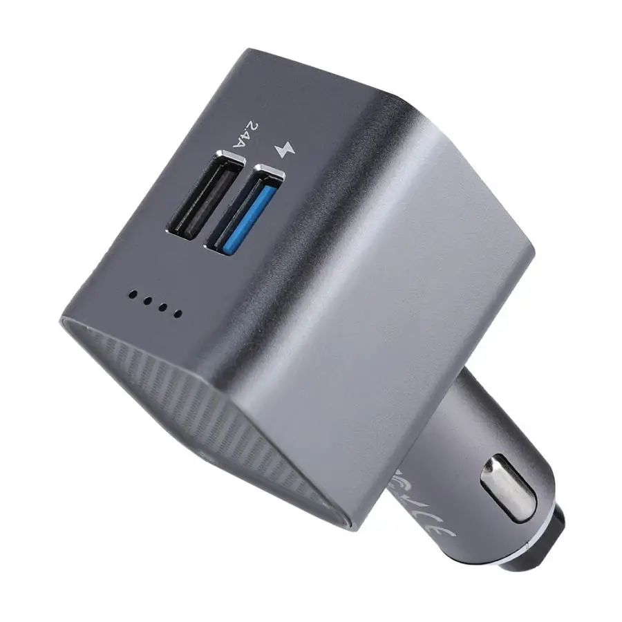Озон 2-портовый USB автомобильный очиститель воздуха + QC3.0 автомобильное зарядное