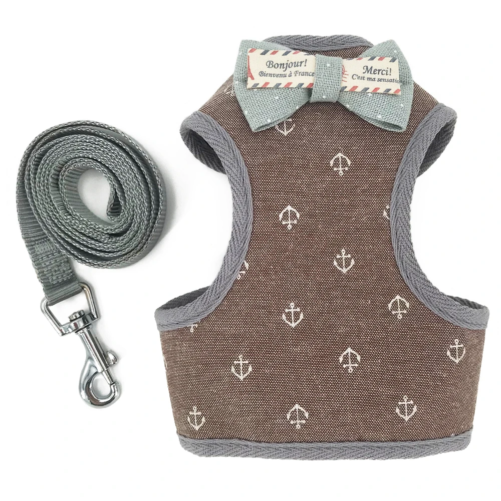 Ошейник для собак с поводком маленьких Meduim одежда домашних животных воротник