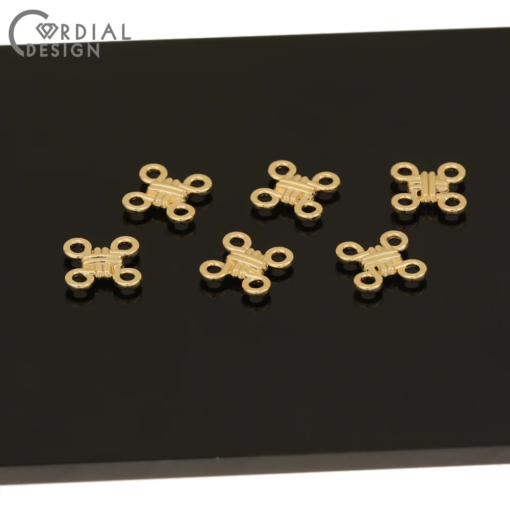 

Cordial Design 200Pcs 12*12MM Jewelry Accessories/Hand Made/Connectors/Knit Shape/Jewelry Findings & Components/DIY Charms
