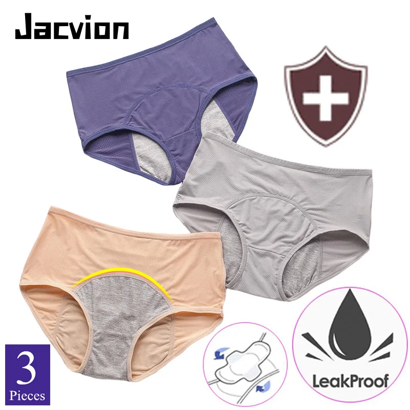 3 шт./компл. женские трусы для менструации|Женские трусики| |