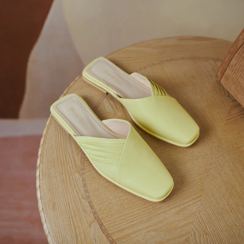 

2021 Summer Genuine Leather Slippers Women Beach Sexy Fashion Outdoor Party and Leisure 100% Cowhide Slippers Roman Shoes