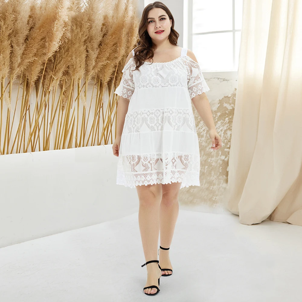 2021 размера плюс женские вечерние кружевное платье с принтом сексуальное на