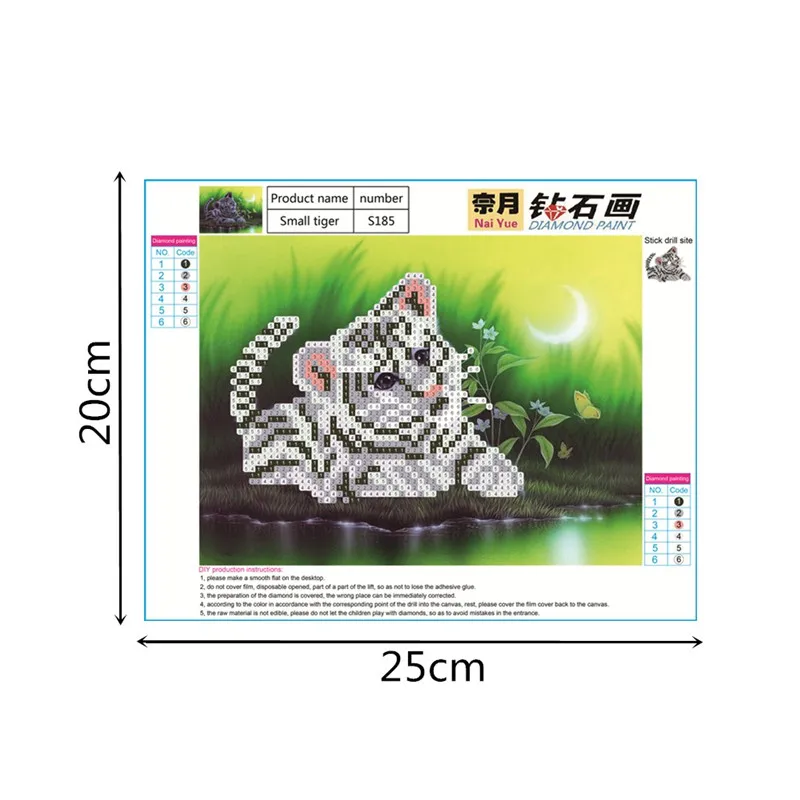 5D алмазная живопись сделай сам вышивка крестиком круглые алмазы милая картина с