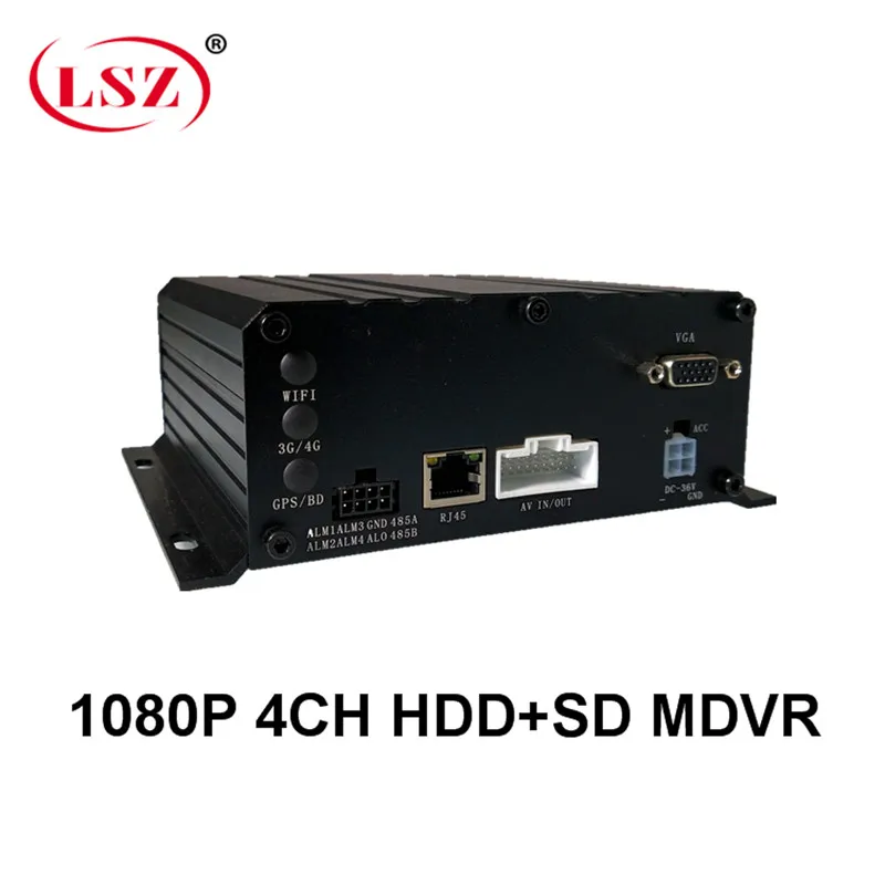 Новый стиль 4CH Аудио Видео Вход 1080P HDD MDVR видео рекордер такси автобус Мобильный DVR