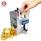 6 видов различных монет мульти акцептор селектора монет для аркадных видеоигр торговый автомат часть поддержка мульти сигнал Выход