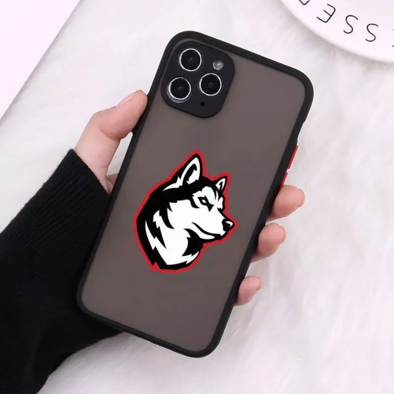 

Husky cute love pet animal Phone Case Matte Transparent for iPhone 7 8 11 12 s mini pro X XS XR MAX Plus cover funda