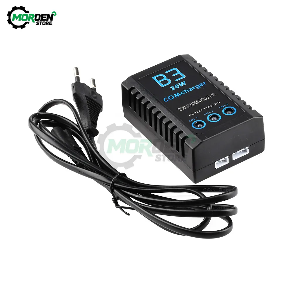 Сбалансированное зарядное устройство 20 Вт 1 6 А для iMaxRC iMax B3 Pro Compact 2S 3S Lipo