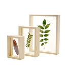 Прозрачная деревянная рамка, стеклянная рамка, рамка для фотографий, рамка для стен