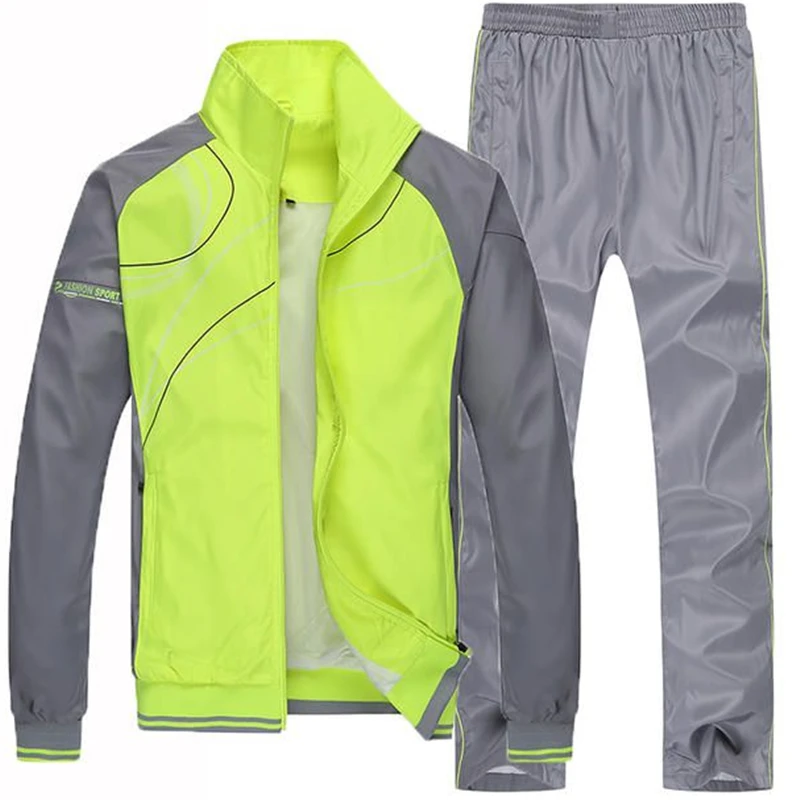 

2021 New Leisure Men's Sets Spring And Autumn Fashion Daily Soft Micro Elastic Five-Color Sports Suit Enlarged Edition 5XL