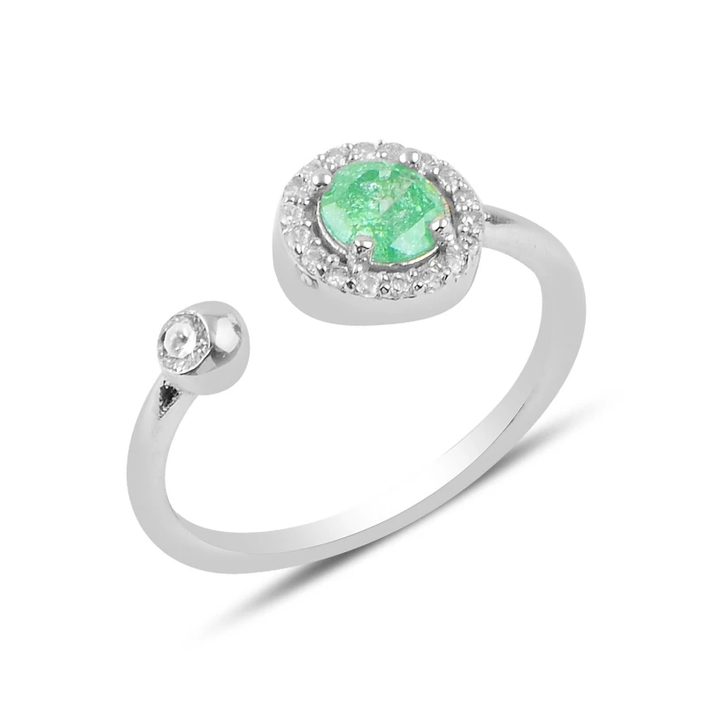 

Серебряное кольцо Silverlina из стерлингового серебра с фианитом, регулируемое высокое кольцо