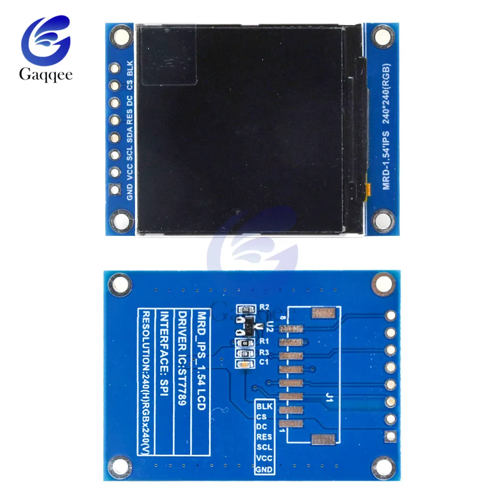 1 54 дюймов SPI 240x240 RGB экран TFT ЖК дисплей модуль ST7789 драйвер 240*240 3 V IPS LCD|Регуляторы