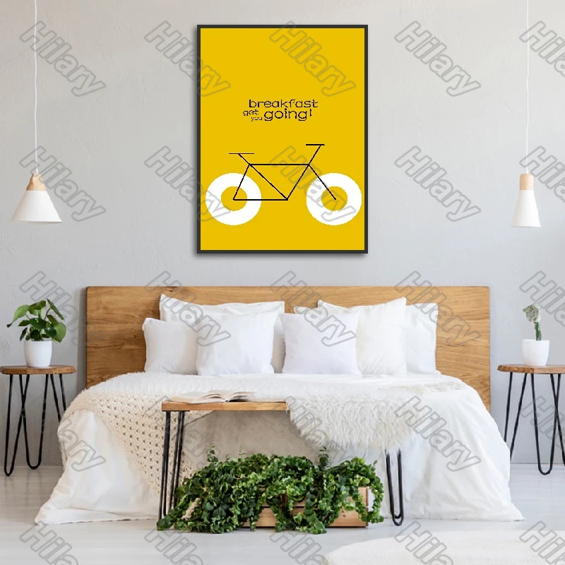 

Posters Get Married Wait for You Yellow Canvas Painting Posters and Prints Wall Art Pictures Decoration for Living Room 3Pcs