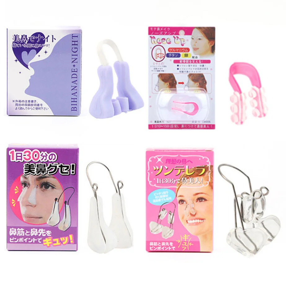 

Nose Up Lifting Shaping Shaper Orthotics Clip Beauty Nose Slimming Massager Straightening Clips Tool Nose Up Clip Corrector 1Pcs