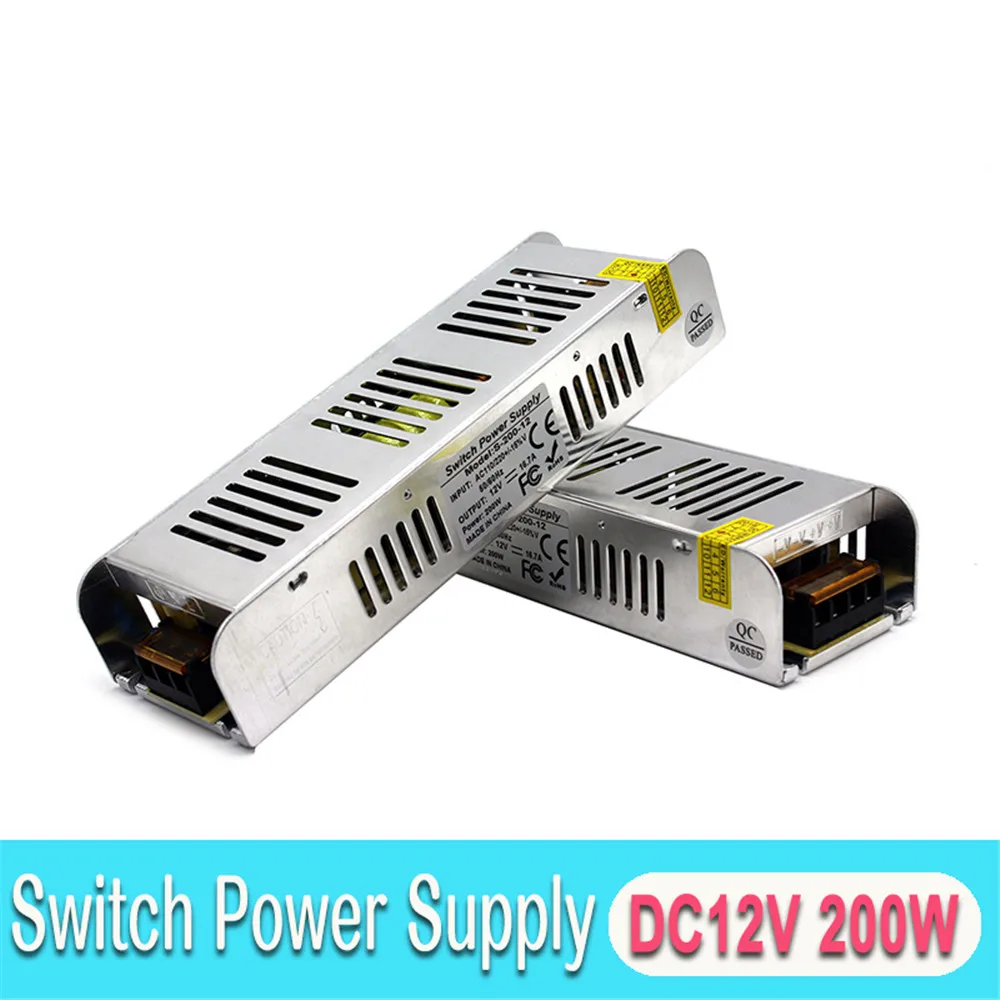 Variable Lighting Transformers DC12V 48W 60W 72W 100W 120W 150W 180W 240W 250W 300W 350W 360W 12V DC Power Supply For LED light | Лампы и