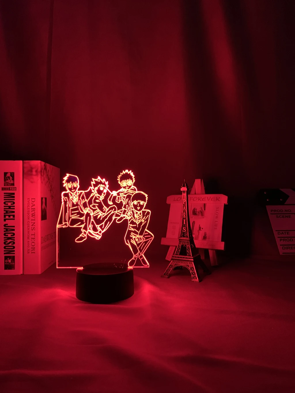 3d Led лампа Аниме Драконий жемчуг Mob Psycho (милый чудак 100 группа для Спальня