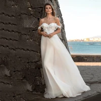 charming on sale wedding dresses sleeveless off shoulder straps wedding gowns lace sweetheart florals bridal dresses open back