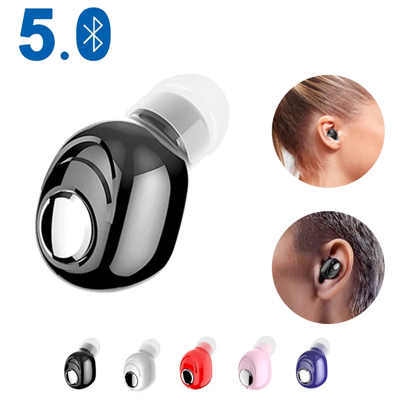 Миниатюрные беспроводные Bluetooth-наушники V5.0 стерео наушники-вкладыши с