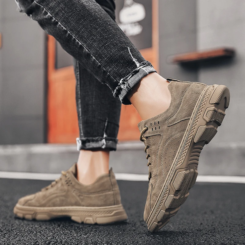 Туфли мужские из натуральной кожи Классические Легкие на шнуровке плоская