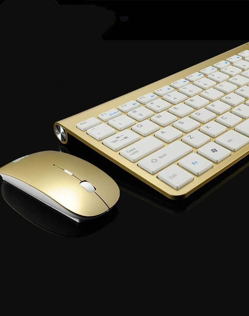 Портативная беспроводная клавиатура для ноутбуков Mac ТВ-приставок 2 4G