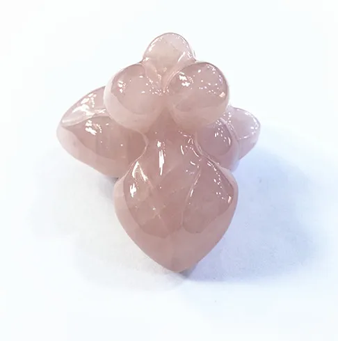 Подлинная Подвеска из розового кварца оптовая продажа розовые кварцевые