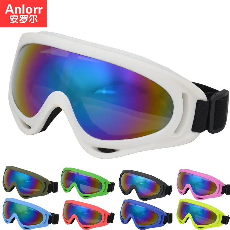 Новый стиль цветные очки X400 лыжные мотоциклетные мужские и женские для езды на