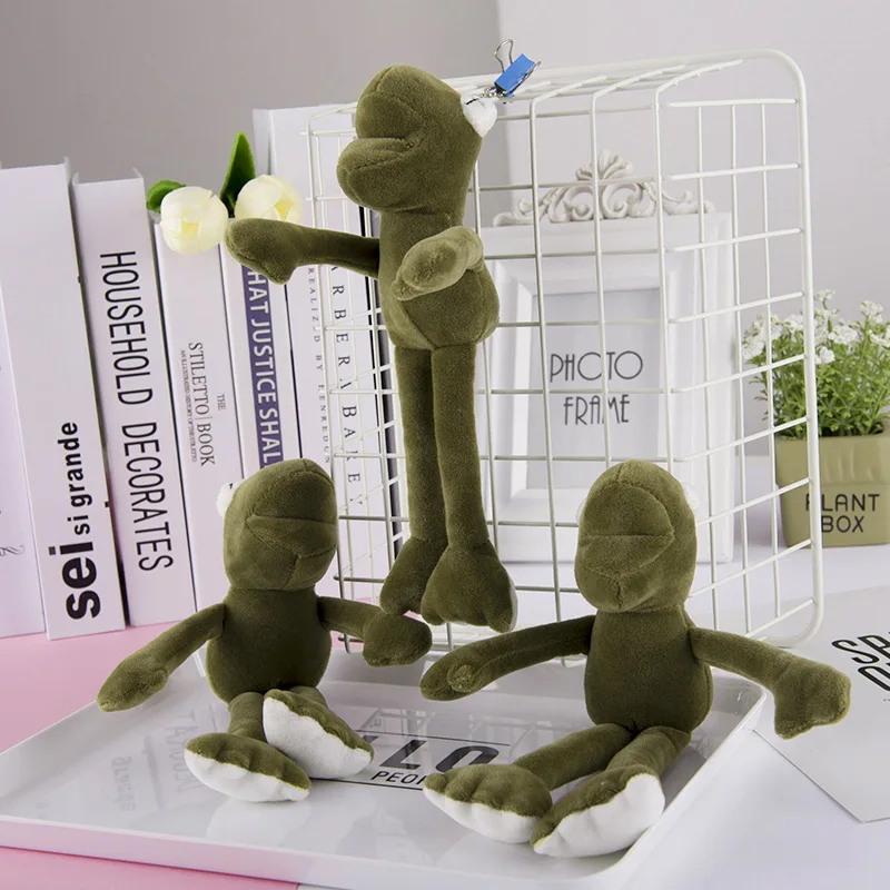 25 см Плюшевые игрушки с длинными ногами лягушка плюшевые кукла животное плюшевая